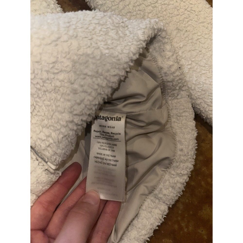 Patagonia Jacket White Women's Medium Los Gatos Full Zip Outdoor Hiking - Picture 5 of 7